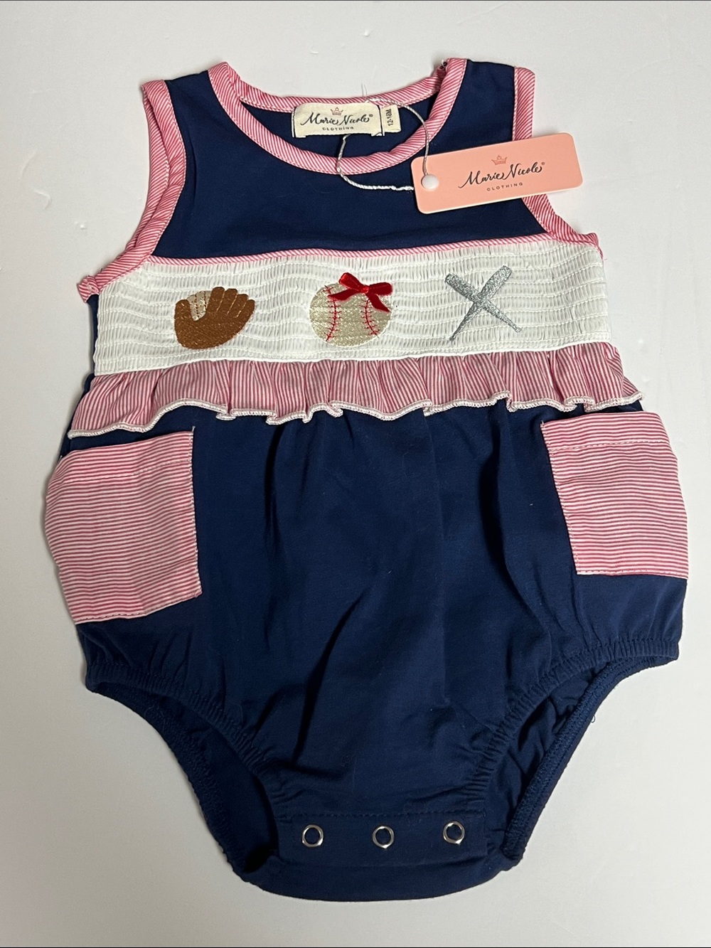 NWT Marie Nicole Girls Outfit 12-18 Months